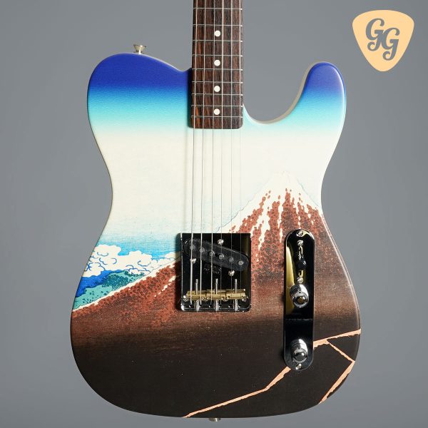 2024 Fender Japan Art Canvas Esquire MIJ - "Thunderstorm Beneath the Summit"